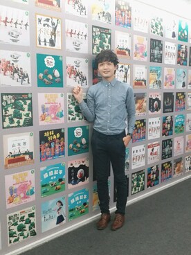 「zinif（ジニフ）のアイテム（トップス）」を使った、James laurentさん（メンズ・176cm）の夏コーディネート