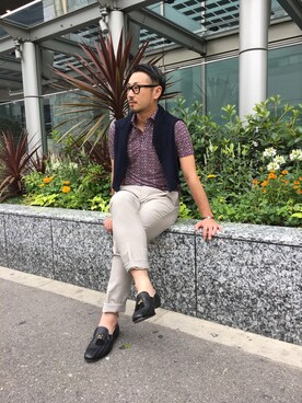 「※RECENCY OF MINE（リーセンシィ オブ マイン）のアイテム」を使った、jjjyunkiさん（メンズ・180cm）の春コーディネート