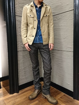 ふじ しゅんさん（メンズ・174cm）の春コーディネート