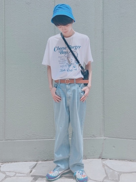 かづささん(メンズ・174cm)の夏コーディネート