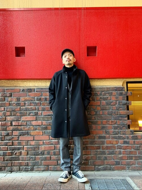 UNITED TOKYO ボンディングメルトンスタンドカラーコート　サイズ3 UNITED TOKYO（ユナイテッドトウキョウ）の「ボンディングメルトン