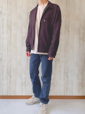 まっくろ🐕さん（メンズ・166cm）の春コーディネート