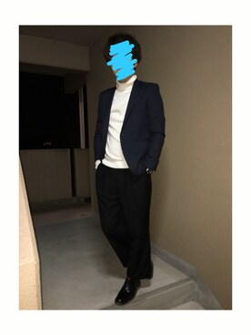 「HARE（ハレ）の２タックワイドパンツ(HARE)（その他パンツ）」を使った、Dt.マーさん（メンズ・178cm）の春コーディネート