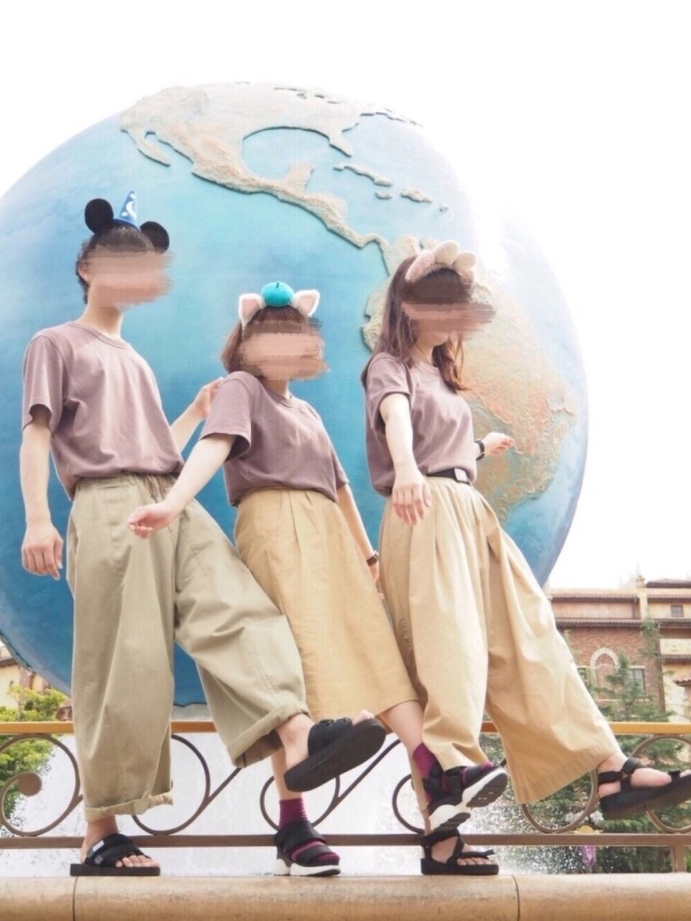 「ペアルック、おそろいコーデ、お揃い」｜「みなまる👧のアイテム（その他、その他）」を使った、yoyo＊yoさん（メンズ・174cm）の夏コーディネートの1枚目の写真