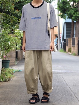 yoyo＊yoさん（メンズ・174cm）の夏コーディネート