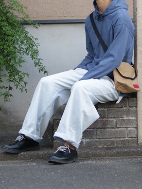 「417 EDIFICE（フォーワンセブンエディフィス）のアイテム（パーカー）」を使った、yoyo＊yoさん（メンズ・174cm）の秋コーディネート