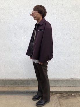 「URBAN RESEARCH（アーバンリサーチ）のアイテム（ボディバッグ/ウエストポーチ）」を使った、kotaさん（メンズ・173cm）の冬コーディネート