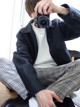 「いいね返し」｜「アイテム（その他アウター）」を使った、kotaさん（メンズ・173cm）の冬コーディネート