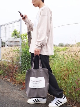 「アイテム（ピアス（片耳用））」を使った、kotaさん（メンズ・173cm・10代）の春コーディネート