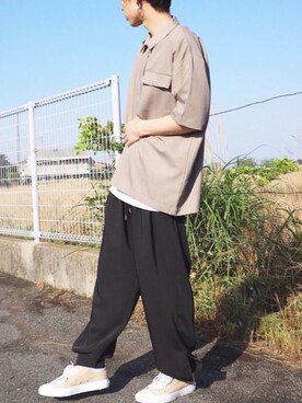 「アイテム（ピアス（片耳用））」を使った、kotaさん（メンズ・173cm・10代）の春コーディネート