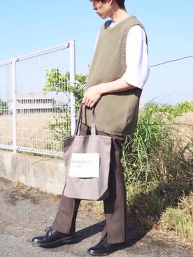 「アイテム（ピアス（片耳用））」を使った、kotaさん（メンズ・173cm・10代）の春コーディネート