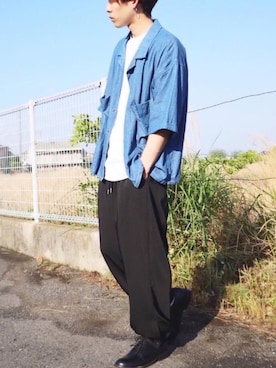 「アイテム（ピアス（片耳用））」を使った、kotaさん（メンズ・173cm・10代）の春コーディネート