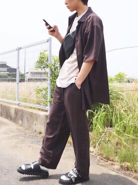 「アイテム（ピアス（片耳用））」を使った、kotaさん（メンズ・173cm・10代）の春コーディネート