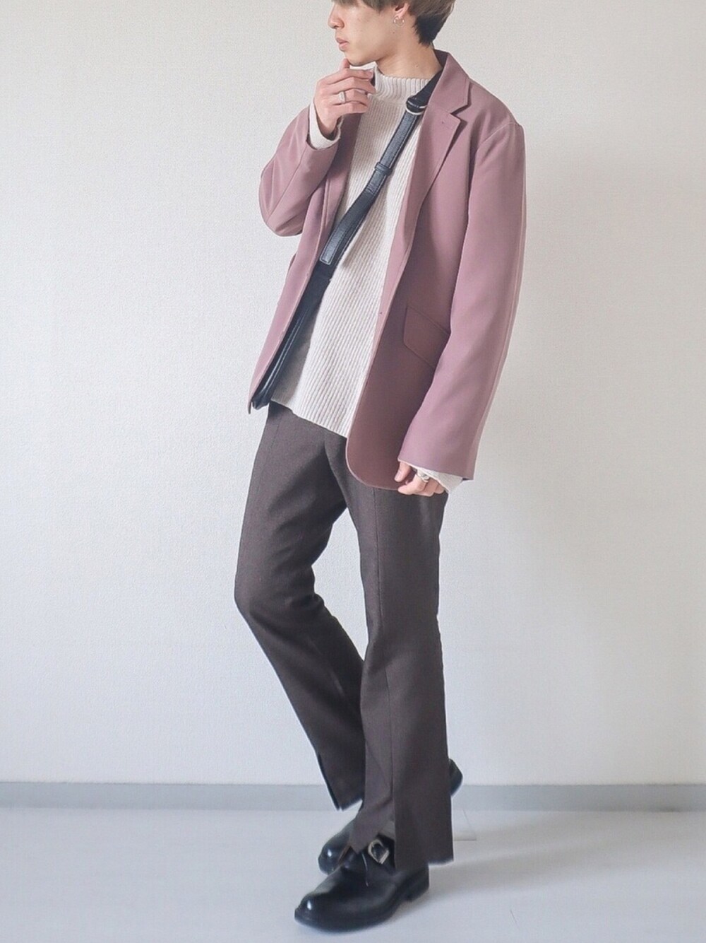 kotaさんの「LUCY/【セットアップ対応商品】STRETCH LOOSE TAILORED JACKET（LUCY）」を使ったコーディネート