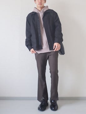 「CREARE -LINO-（クレアーレリノ）のアイテム（デニムジャケット）」を使った、kotaさん（メンズ・173cm）の春コーディネート