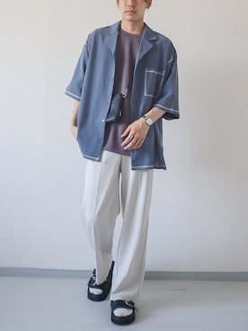 「ステッチ」｜「アイテム（その他）」を使った、kotaさん（メンズ・173cm）の春コーディネート