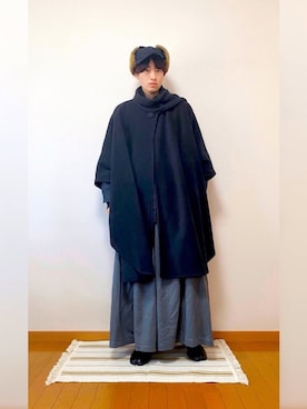 「新年一発目」｜「アイテム（キャップ）」を使った、児玉 葵さん（メンズ・176cm）の冬コーディネート