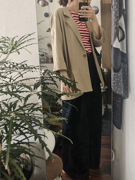 「Steven Alan（スティーブンアラン）のアイテム（シューズ）」を使った、ゆさん（レディース・165cm）の春コーディネート
