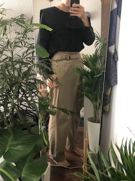「Steven Alan（スティーブンアラン）のアイテム（シューズ）」を使った、ゆさん（レディース・165cm）の夏コーディネート