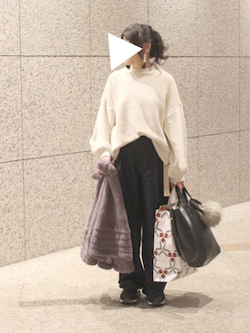 SACHIさん（レディース・150cm）の冬コーディネート