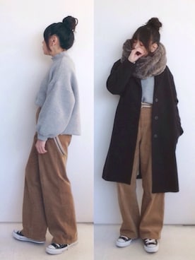 SACHIさん（レディース・150cm）の冬コーディネート