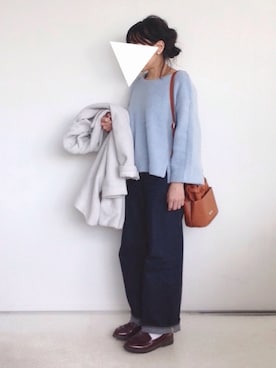 「AVAN LILY（アヴァンリリィ）のアイテム（その他アウター）」を使った、SACHIさん（レディース・150cm）の冬コーディネート