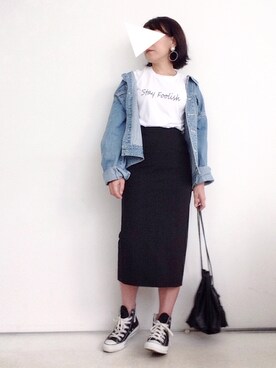 「Hanjiro（ハンジロー）のアイテム」を使った、SACHIさん（レディース・150cm）の夏コーディネート