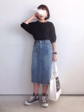 「MICOAMERI（ミコアメリ）のアイテム（バッグ）」を使った、SACHIさん（レディース・150cm）の秋コーディネート