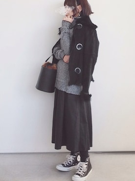 「illico（イリコ）のアイテム」を使った、SACHIさん（レディース・150cm）の冬コーディネート