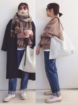 SACHIさん(レディース・150cm)の冬コーディネート