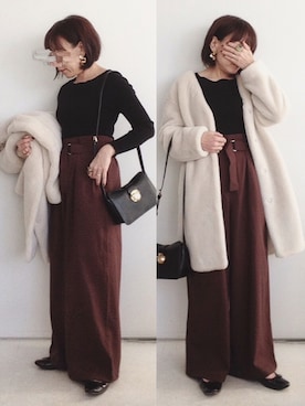 SACHIさん（レディース・150cm）の冬コーディネート