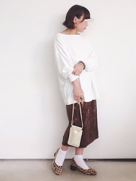 「PAPILLONNER（パピヨネ）のアイテム（PC・スマホグッズ/家電）」を使った、SACHIさん（レディース・150cm）の秋コーディネート