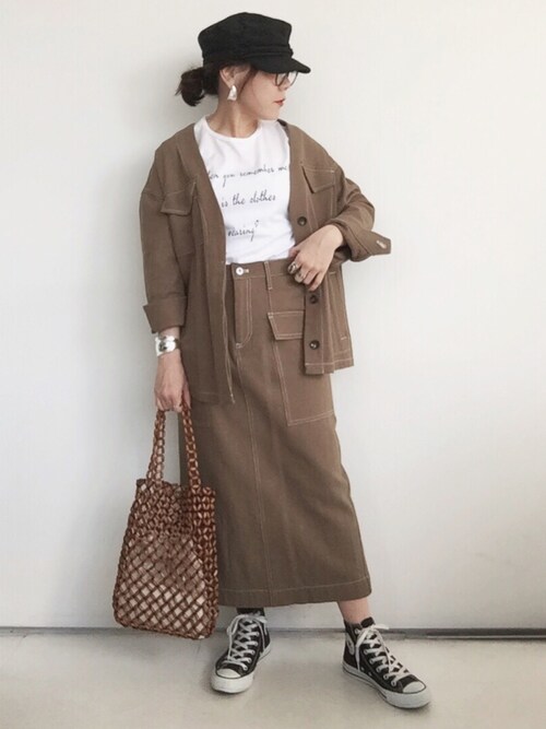 Sachi Collage Gallardagalanteのミリタリージャケットを使ったコーディネート Wear