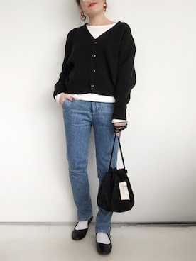 「平成最後のWEARISTAセンバツ」｜「アイテム（バレエシューズ）」を使った、SACHIさん（レディース・150cm）の春コーディネート
