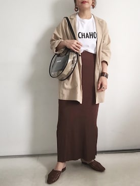「MAISON DE REEFUR（メゾンドリーファー）のアイテム（ピアス（両耳用））」を使った、SACHIさん（レディース・150cm）の夏コーディネート