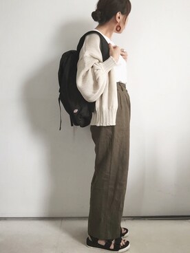 「MAISON DE REEFUR（メゾンドリーファー）のアイテム（ピアス（両耳用））」を使った、SACHIさん（レディース・150cm）の夏コーディネート