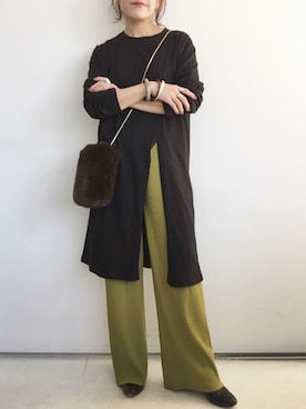 「queite（ケイト）のアイテム」を使った、SACHIさん（レディース・150cm）の秋コーディネート