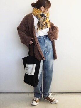 SACHIさん（レディース・150cm）の冬コーディネート