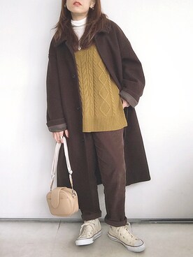 SACHIさん（レディース・150cm）の冬コーディネート