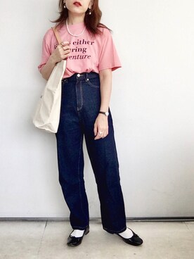 「DHOLIC（ディーホリック）のアイテム（リング）」を使った、SACHIさん（レディース・150cm）の春コーディネート