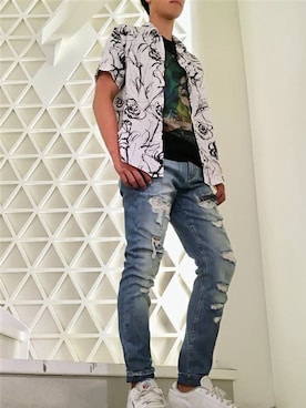 GUESS JAPANさん（メンズ・180cm）の夏コーディネート