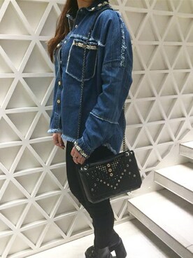 「Guess Jeans 」｜GUESS JAPANさん（レディース・155cm）の秋コーディネート