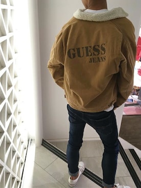 GUESS JAPANさん（メンズ・174cm）の秋コーディネート