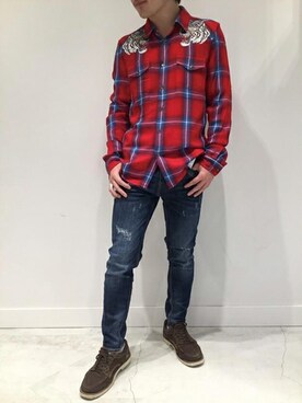 GUESS JAPANさん(メンズ・165cm)の秋コーディネート