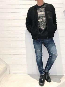 GUESS JAPANさん(メンズ・170cm)の冬コーディネート