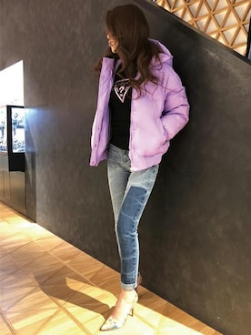 「Guess Jeans 」｜「アイテム（ジャケット/アウター）」を使った、GUESS JAPANさん（レディース・172cm）の冬コーディネート
