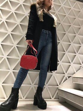 GUESS JAPANさん（レディース・160cm）の冬コーディネート