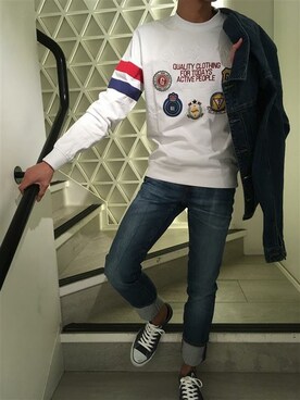 GUESS JAPANさん(メンズ・174cm)の春コーディネート