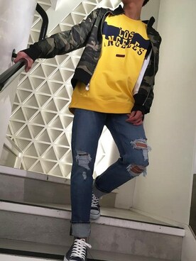 GUESS JAPANさん(メンズ・174cm)の春コーディネート