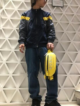 GUESS JAPANさん（メンズ・170cm）の春コーディネート